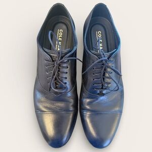 Cole Haan Men's Ledley Grand Cap Black Shoes sz 11.5 M